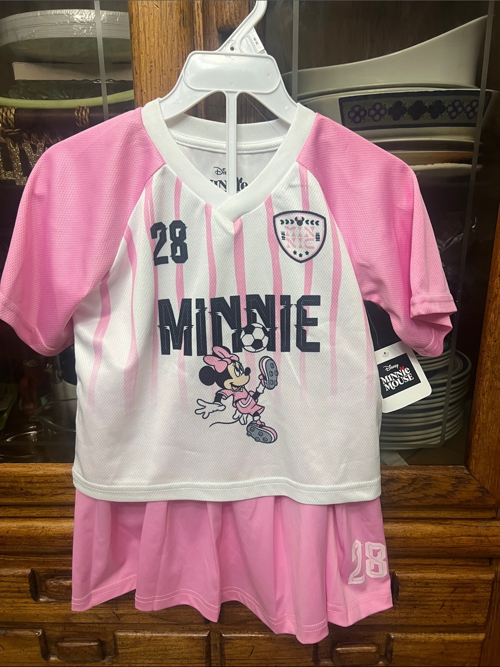 Disney Minnie Mouse girls pink set